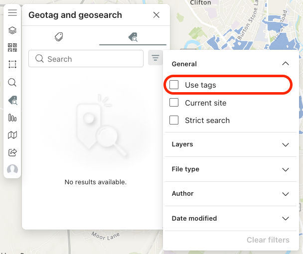 Uncheck the use tags option